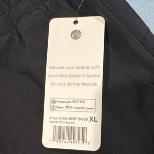 Apana Black Track Pants